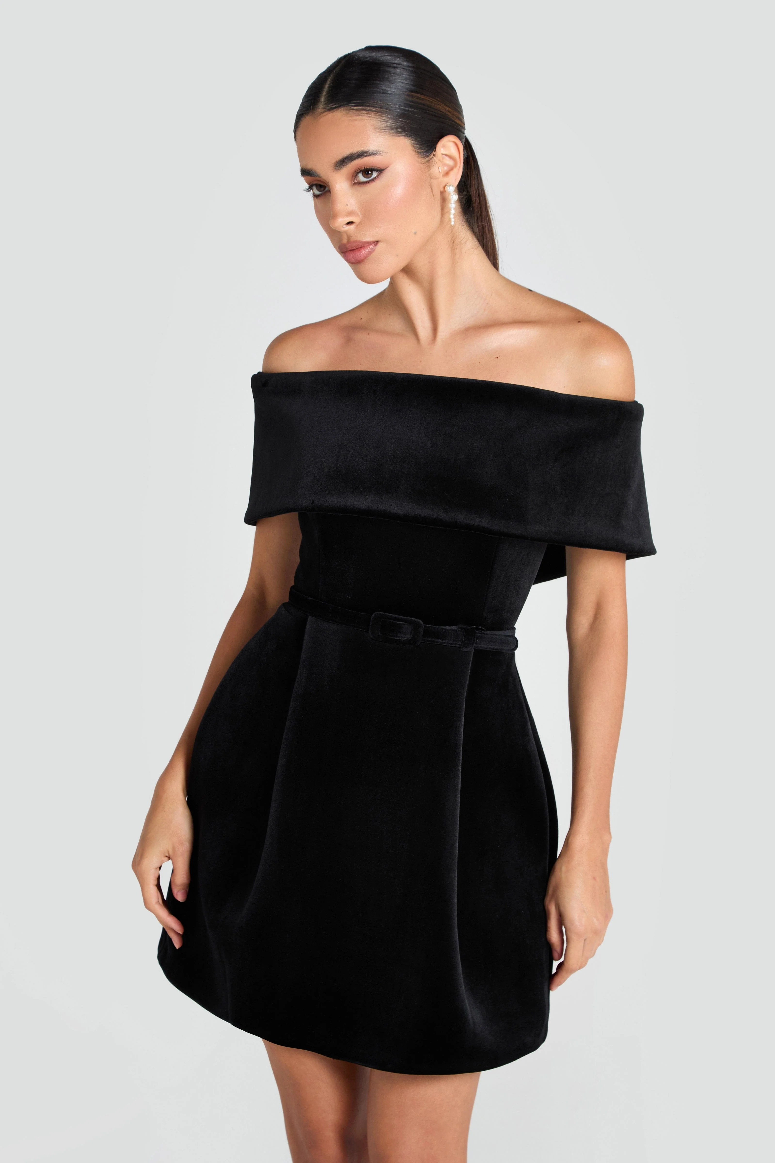 Carmen Black Dress - Image 3