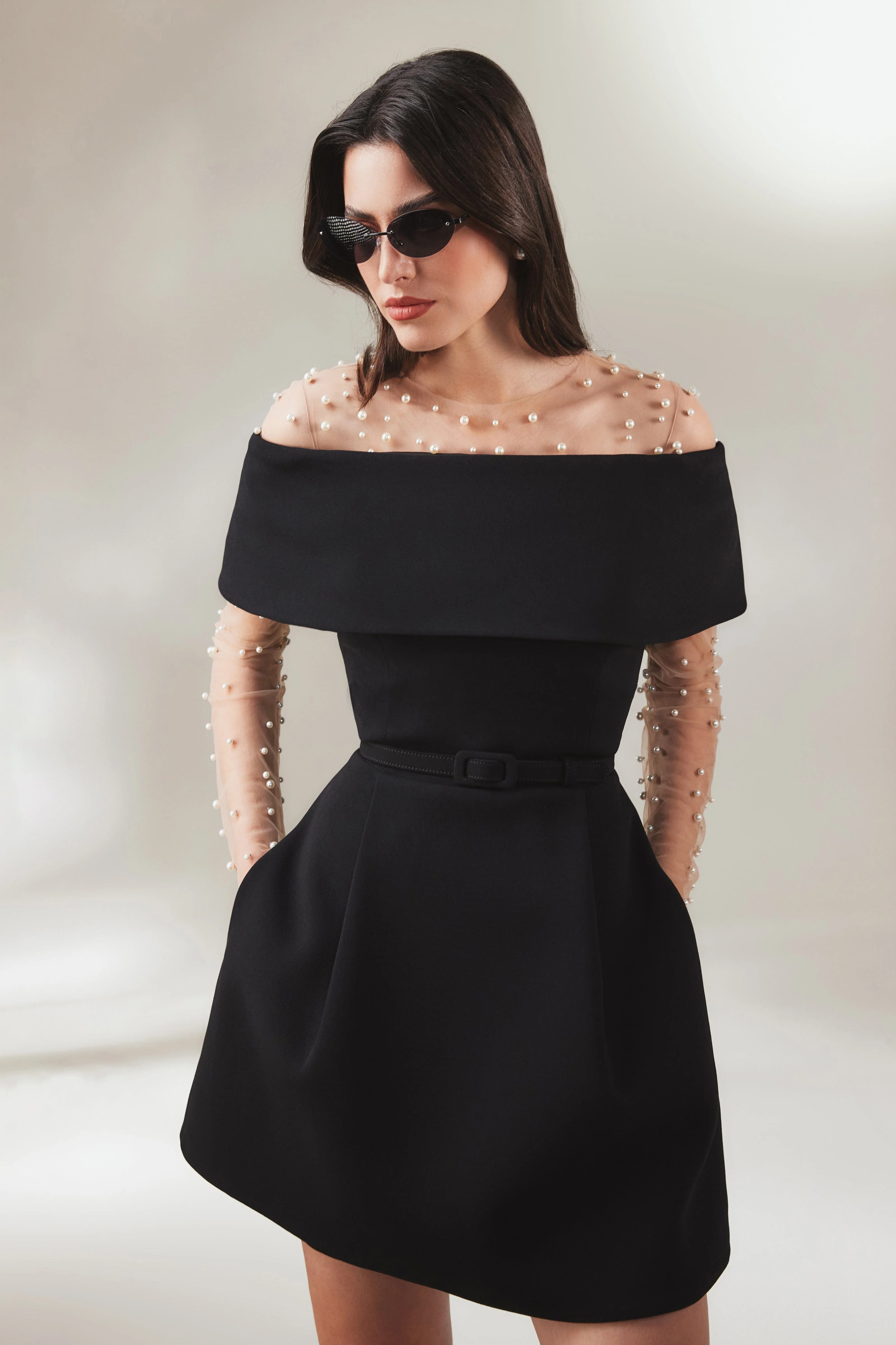 Harper Black Dress - Image 7