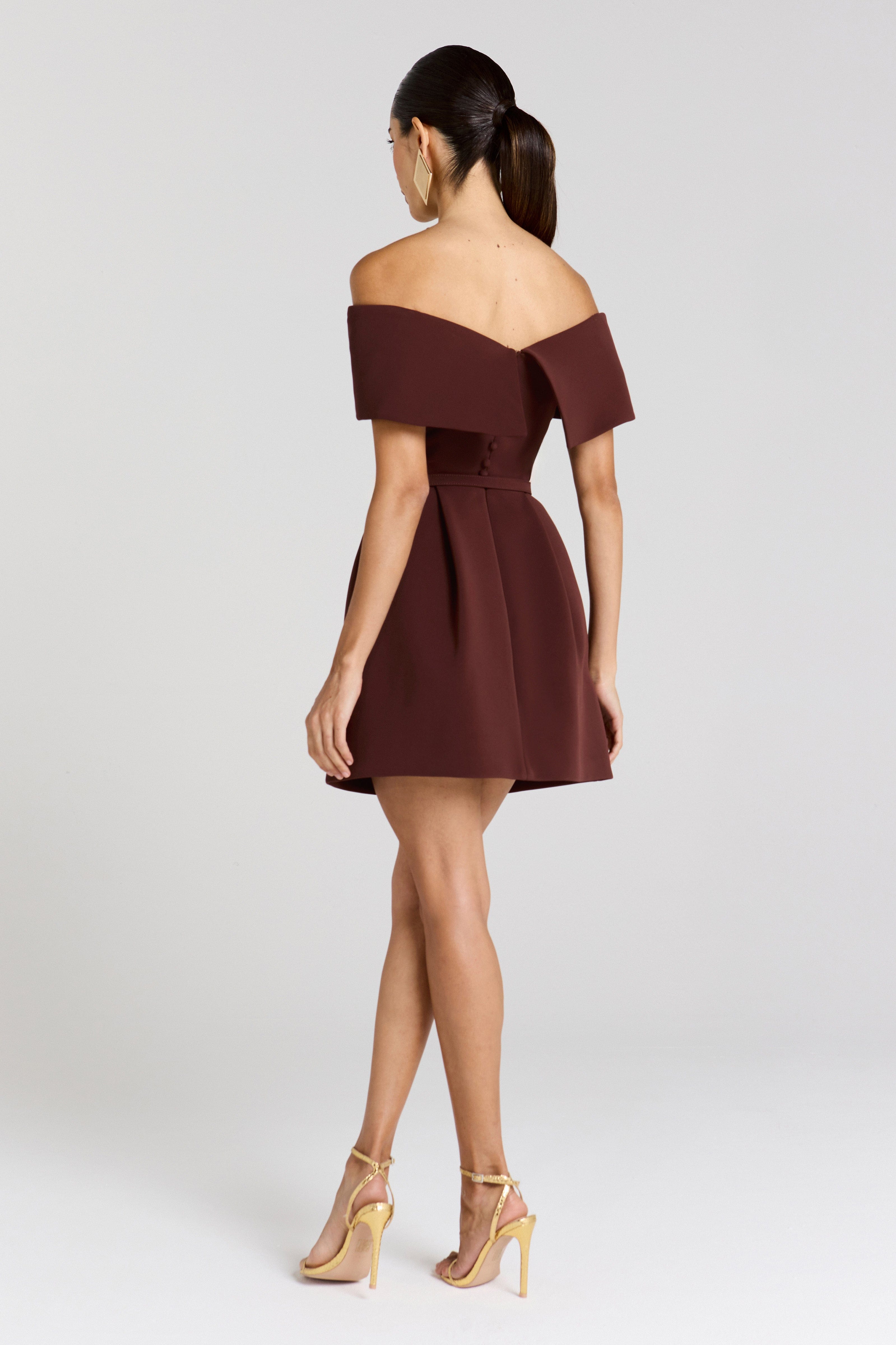 Harper Brown Dress - Image 4