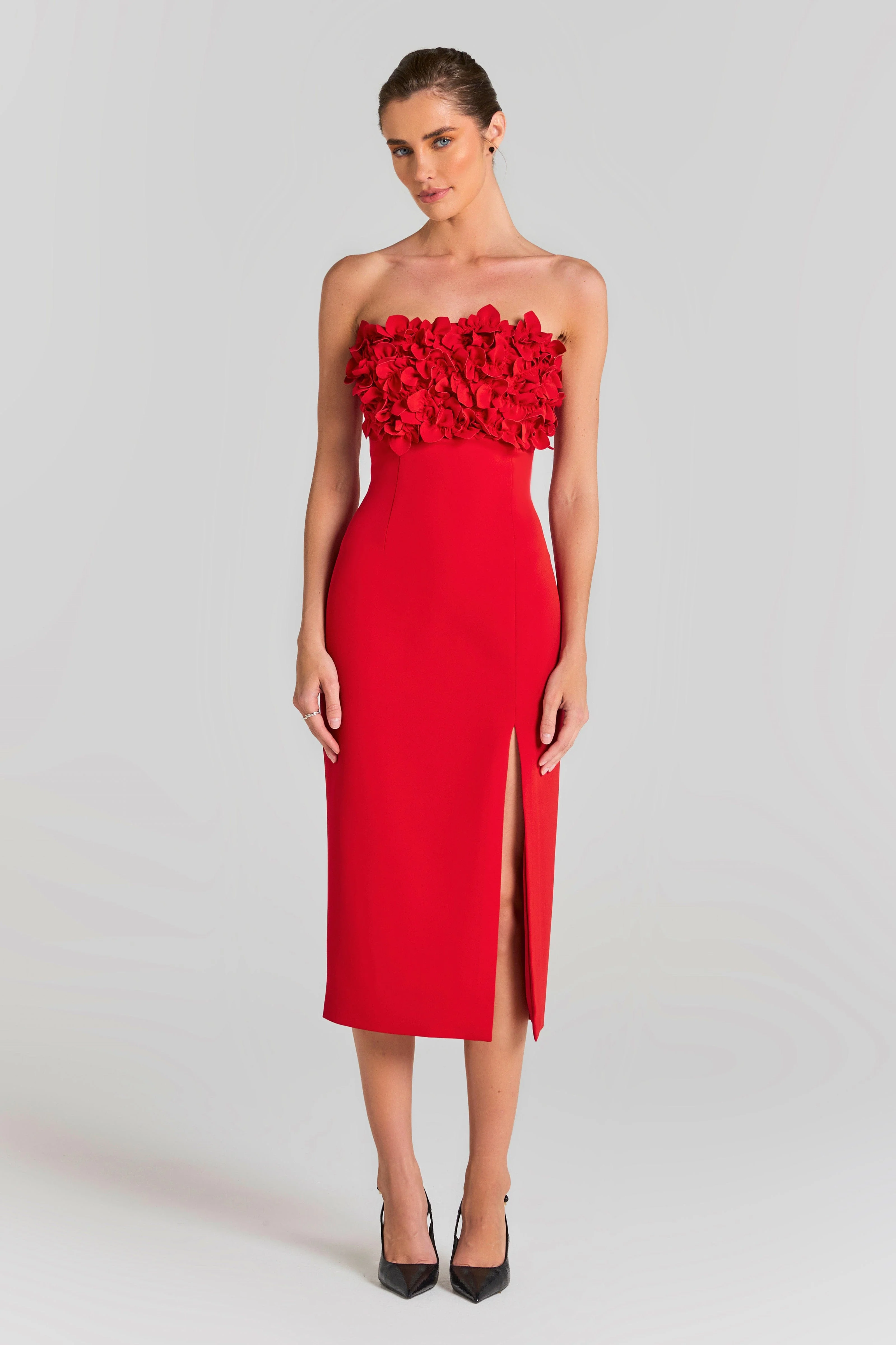 Jasmine Red Dress - Image 5